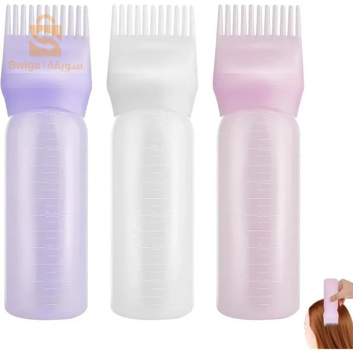 bouteille d'huile à cheveux