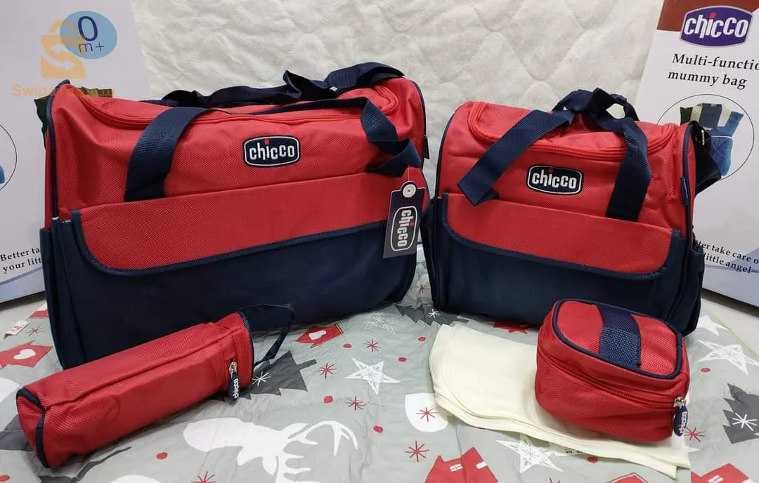 Sac à Maman Chicco baby bag 5 pcs Multifonction$🤍🤍