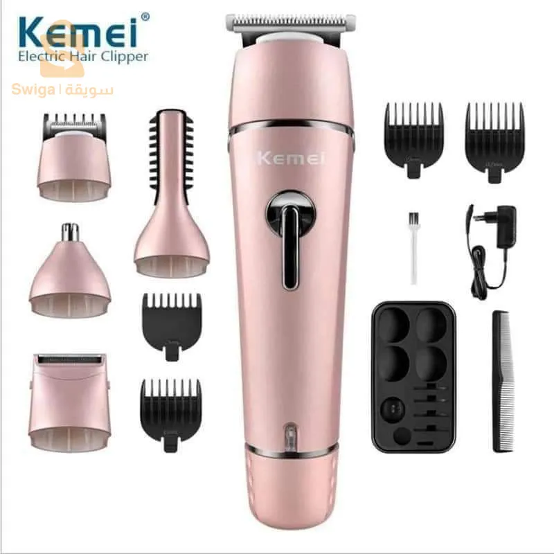 Tondeuse kemei 10 en 1 km-1015 🔴