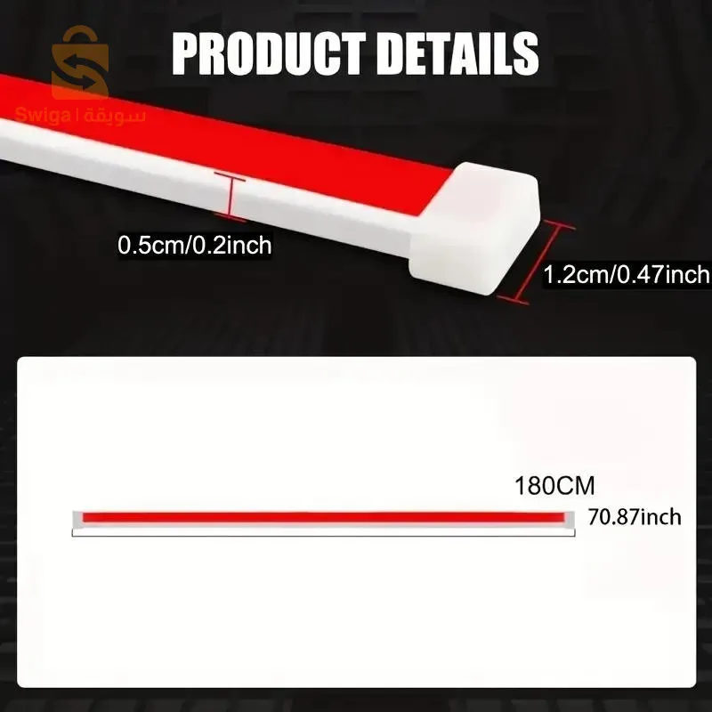 شريط إضاءة LED لغطاء السيارة، بدء المسح الضوئي، مصباح زخرفي، أضواء نهارية مرنة$👍