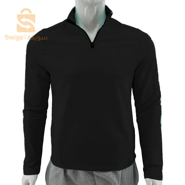 قميص بياقة عالية وسحاب