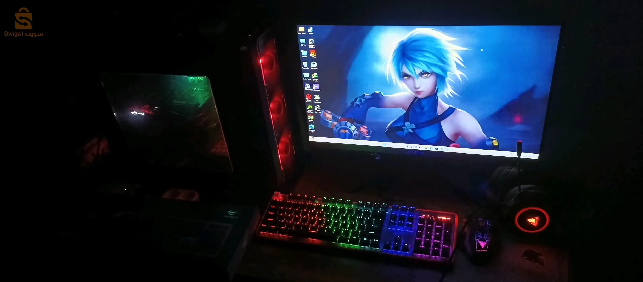 pc gamer  fuf gaming x570 plus wifi + rayzen 5 5600G