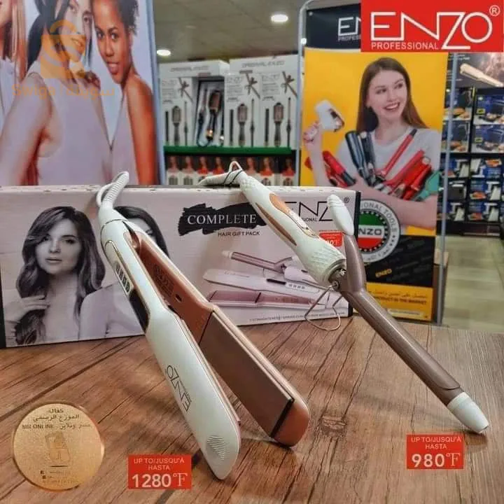 ENZO Straight & Curly hair iron Set
#Model : EN 3887W