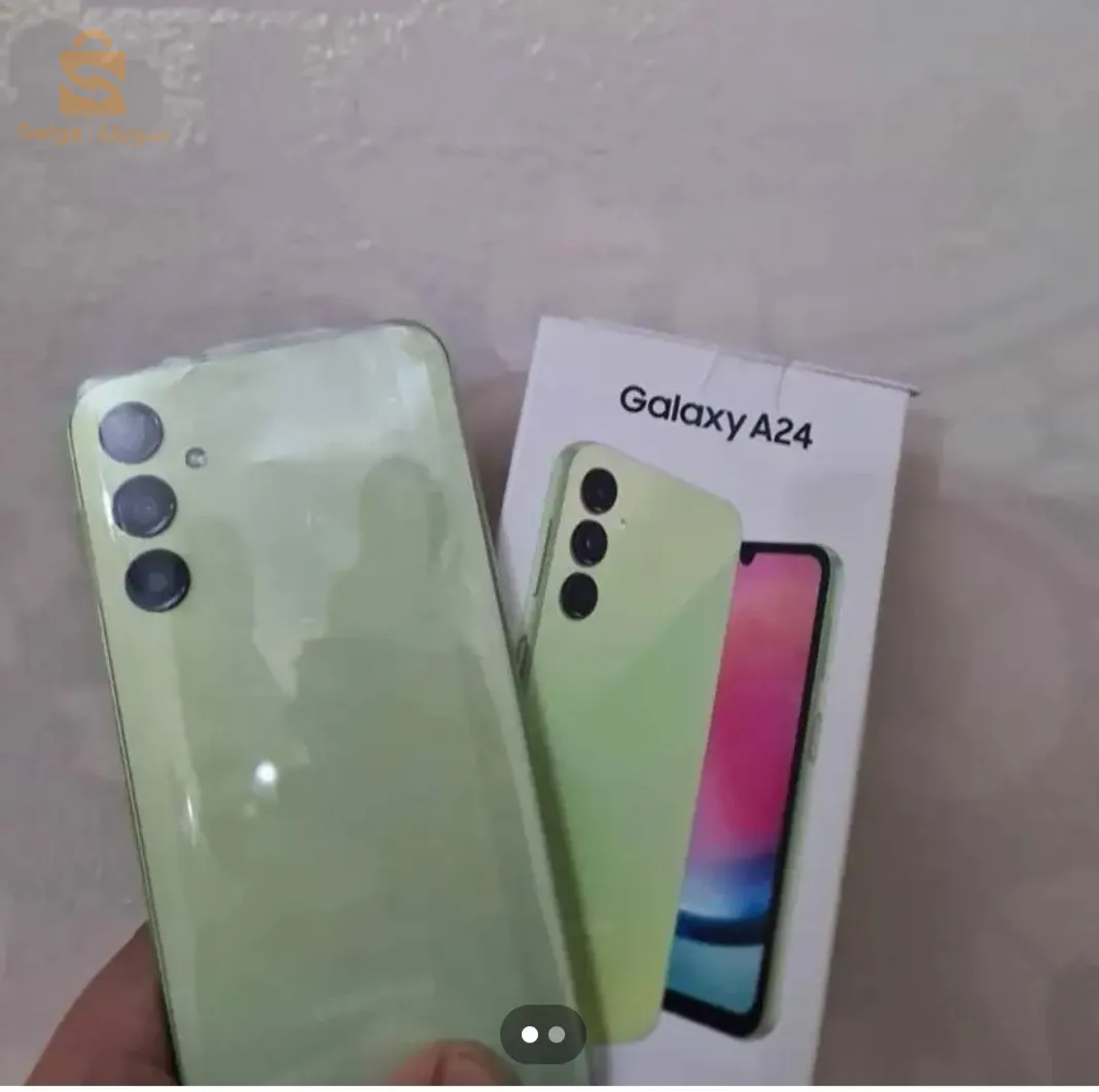 galaxy A24 
6.128g
green
كلش اوريجينال