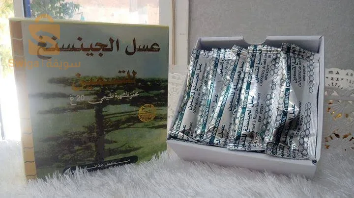 عسل و حبوب الجينسينغ