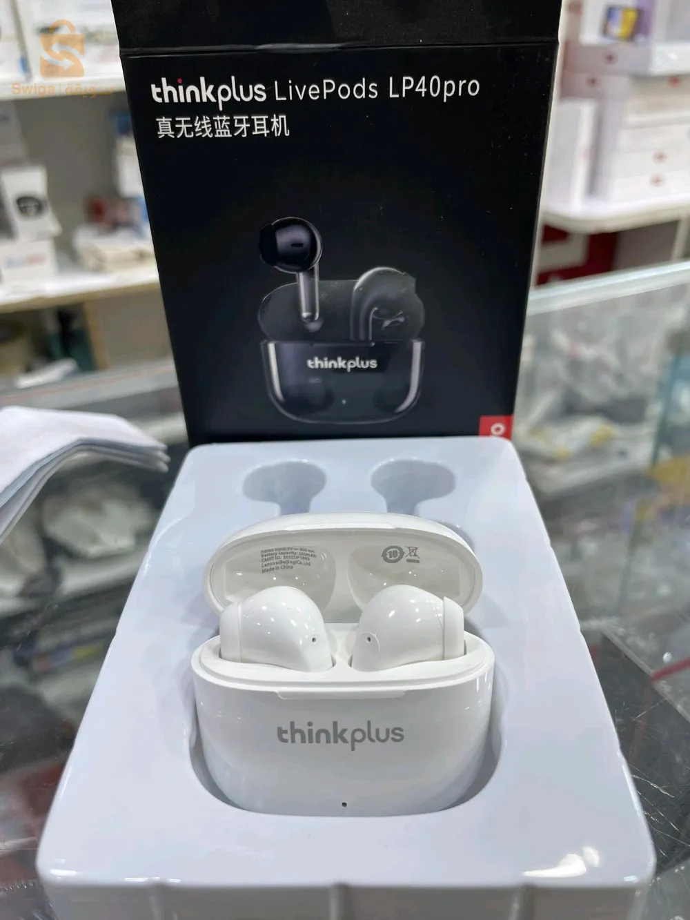 Lenovo Livepods LP40Lenovo LP40 TWS Wireless Bluetooth Earbuds✅ في الأجهزة المضيفة المزدوجة ، يتم فصل الأذنين اليسرى واليمنى لسهولة الاستخدام✅ تحكم ذكي باللمس ، مضغوط وخفيف الوزن ، مناسب لقناة الأذن بدون عبء،✅ مقاومة للماء والعرق مدى الحياة ✅محرك ديناميكي متين2400دج0665955230فب👉viber watts