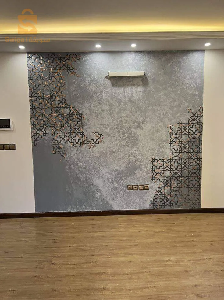 الدكور الجبس العصري مع الصباغة بمعير الية الجودة