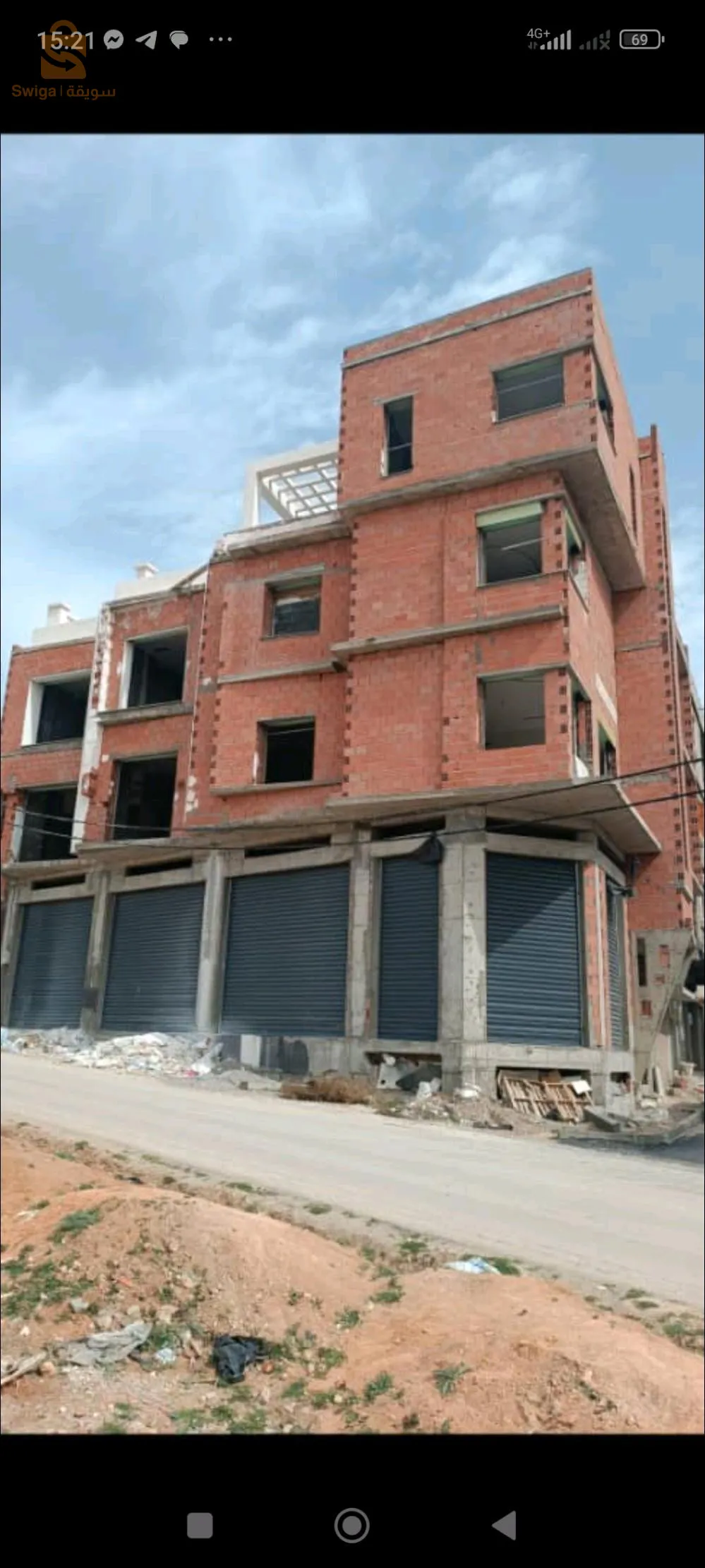 دار للبيع في حي السفيهة سطيف 225م دوبل فصاد مع العقد و دفتر عقاري رقم الهاتف 0555776326