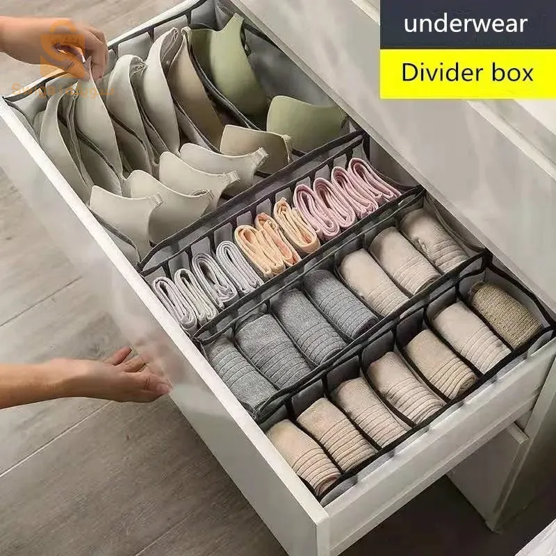 boites de rangement pliable pour sous-vêtements et vêtements