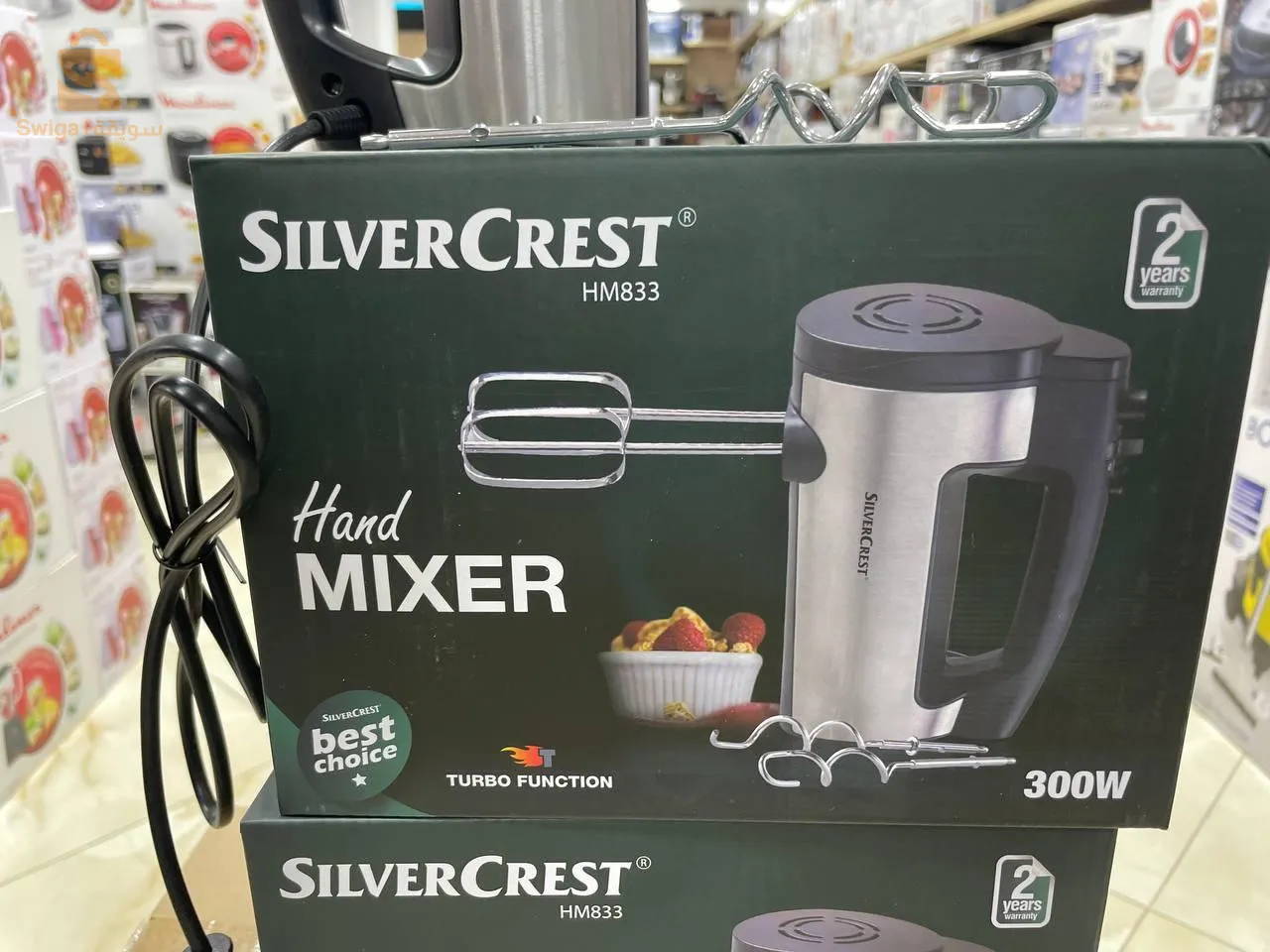 BATTEUR INOX 300W silver crest