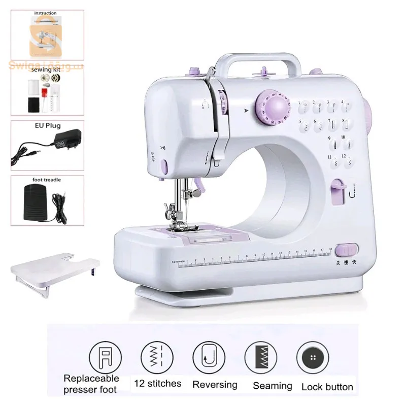 ماكينة خياطة كهربائية متعددة لسطح المكتب، محمولة بدواسة قدم، بصريات خياطة الملابس، 12 غرزةميزات المنتج01/تحتوي هذه الآلة على 12 نوعًا من الغرز، والخط المستقيم، والغرز المتعرجة على شكل حرف Z، وما إلى ذلك، والتي يمكن أن تلبي الاحتياجات المختلفة02/وظيفة استبدال القدم الضاغطة: استبدل القدم الضاغطة بوظائف مختلفة لتحقيق وظائف خاصة مختلفة03/عملية مستقرة، وانخفاض مستوى الضجيج، وقدرة عمل قوية04/كهربائي، طريقتان للتحكم في المفاتيح تعمل بالقدم، تصميم إنساني يحرر اليدين05/ضبط طول الغرزة وشدها - فقط اضغط على الزر، سهل التعلم06/كهربائي، بطارية، طريقتان لإمداد الطاقة، مريحة لاستخدام البطارية عندما لا تكون هناك طاقة07/خياطة خيط مزدوج، تصميم خيط مزدوج مع خيط سفلي، خياطة أكثر قوة.08/خياطة في اتجاهين، يمكن خياطة السيارة بأكملها، خياطة عكسية، تأثير أكثر ملاءمة، أكثر مثالية09/اختيار السرعة المزدوجة لسرعة الخياطة والسرعة البطيئة، يمكنك أيضًا التحكم في الخياطة بحرية عن طريق الدواسة10/ وظيفة اللف الأوتوماتيكية، مجهزة بجهاز لف مساعد، مريحة لتصفية الخيط السفلي11/وظيفة الخياطة الأسطوانية، مريحة لخياطة الأصفاد والسراويل. يوفر عليك الكثير من المتاعب12/وظيفة قطع الأسلاك، رأس الآلة لديه سكين قطع لسهولة قطع الأسلاك13/وظيفة الإضاءة، الرأس المزود بإضاءة LED، توفر الراحة للخياطة والخيوط في الليل14/وظيفة خياطة منحنى الخط المزدوج، سهلة لإكمال أعمال خياطة القماش البسيطة في المنزل15/مسطرة مقياس، مريحة لإكمال أعمال قياس الخياطة16/وظيفة عكسية، يمكن خياطتها بشكل تعسفي في الخلف، - بعض الحرير، المرن، الناعم جدًا، القماش زلق جدًا إذا لم تتمكن من استخدام هذه الوظيفة، فقد تكون هناك غرز فارغة أو غرز تم تخطيها. يرجى الانتباه لذلك.الوحدة الرئيسية × 1 محول طاقة × 1 دواسة × 1 إبرة × 2 خيط علوي × 3خيط سفلي × 3 خيوط × 1 قدم ضغط عالمية × 1 قدم ضغط عروة × 18500دج0665955230وق👉viber watts