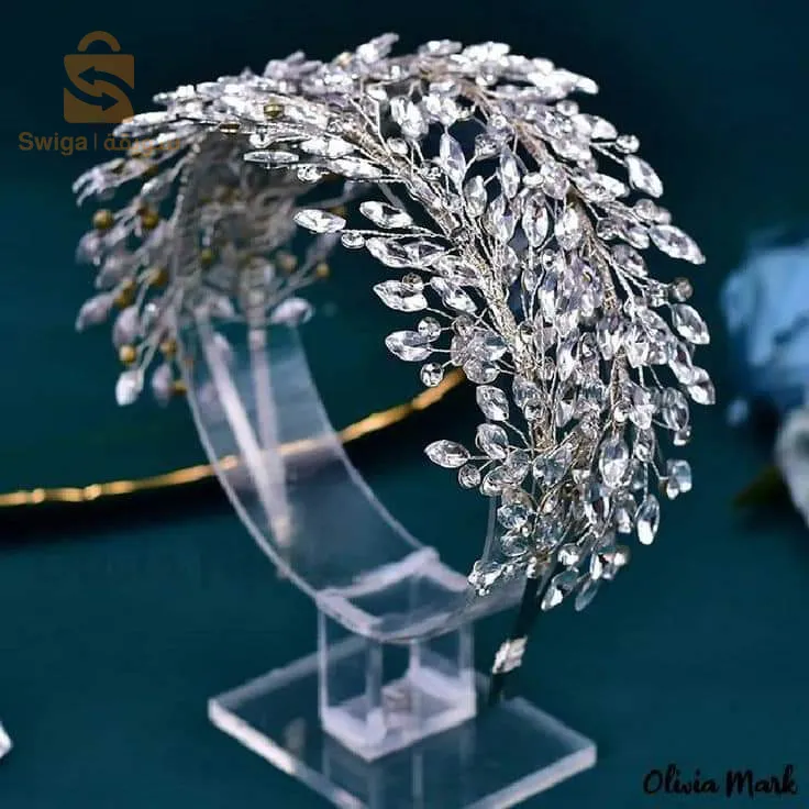 تاج واكسسوارات الشعر للعرايس