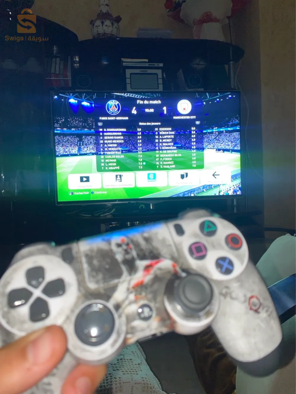 ps4 slim  on line mach mafto7 m3ah 3cdgta vpes 2018fifa18
