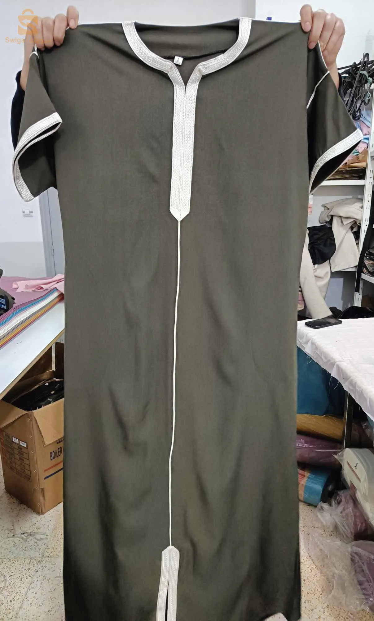 عبائة صيفية روعة وسومة محصلتش