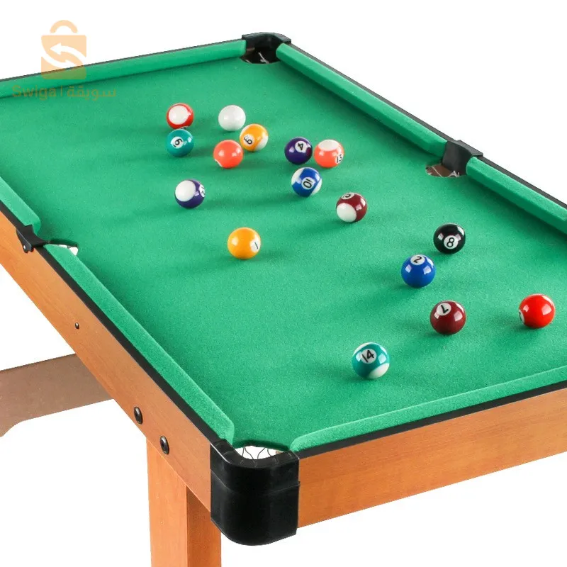 Table de Billard en Bois avec pieds de table - طاولة بلياردو خشبية مع أرجل الطاولة
مواصفات المنتج :
أبعاد طاولة البلياردو: الطول × العرض × الارتفاع: 69 سم × 36.5 سم × 69 سم
يبلغ ارتفاع ساق الطاولة 69 سم، وهي مريحة للعب
التصميم يشبه طاولة بلياردو حقيقية
الطاولة مصنوعة من خشب MDF سميك للغاية وعالي الجودة والجزء العلوي مغطى بالمخمل.
الطاولة مجهزة بعصاين من الخشب الطبيعي ووعاء واحد و15 كرة سيراميك جميلة
تفاصيل المسمار قوية جدًا، ومقاومة للحمل، ومضمونة لتكون متينة للغاية، ويمكن استخدامها لفترة طويلة دون أن تتعرض للتلف
منتجات متميزة بمواد عالية الجودة وتفاصيل دقيقة وجميلة للغاية
7900دج
0665955230وق👉viber watts