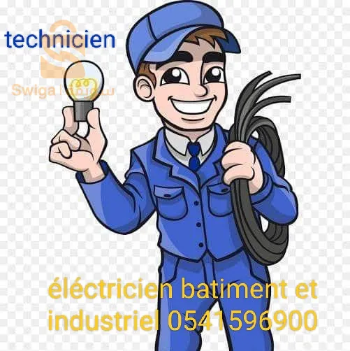 éléctricien batiment et industriel tous les panes éléctrique binvenu 0541596900