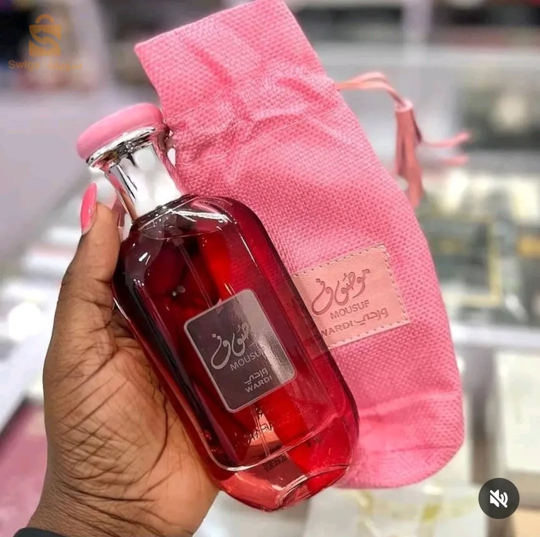 عطر موصوف وردي أصلي$🤍🤍