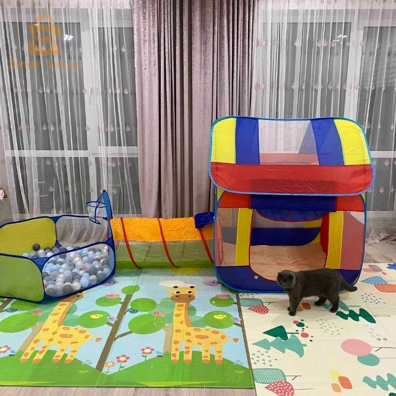 حزمة نفق البيت واللعب مع حديقة وحلقة كرة سلة بالإضافة إلى 50 كرة متعددة الألوان للأطفال
خيمة + نفق + منطقة لعب بها حلقة كرة سلة للأطفال والرضع
*الأبعاد 350*120*138 سم
التفاصيل والميزات:
حقيبة تحتوي على 50 كرة متعددة الألوان
يمكن استخدام كل مكون معًا أو بشكل منفصل
يشتمل المنتج على حفرة كروية ونفق وخيمة
مصنوعة من مادة متينة وسهلة التنظيف. 3 إلى 4 أطفال. البوليستر والنايلون.
قم بإعداد نفق في الفناء أو غرفة النوم، ثم قم بطيه وتخزينه واصطحابه إلى منزل أحد الأصدقاء.
10500دج
0665955230وق👉viber watts