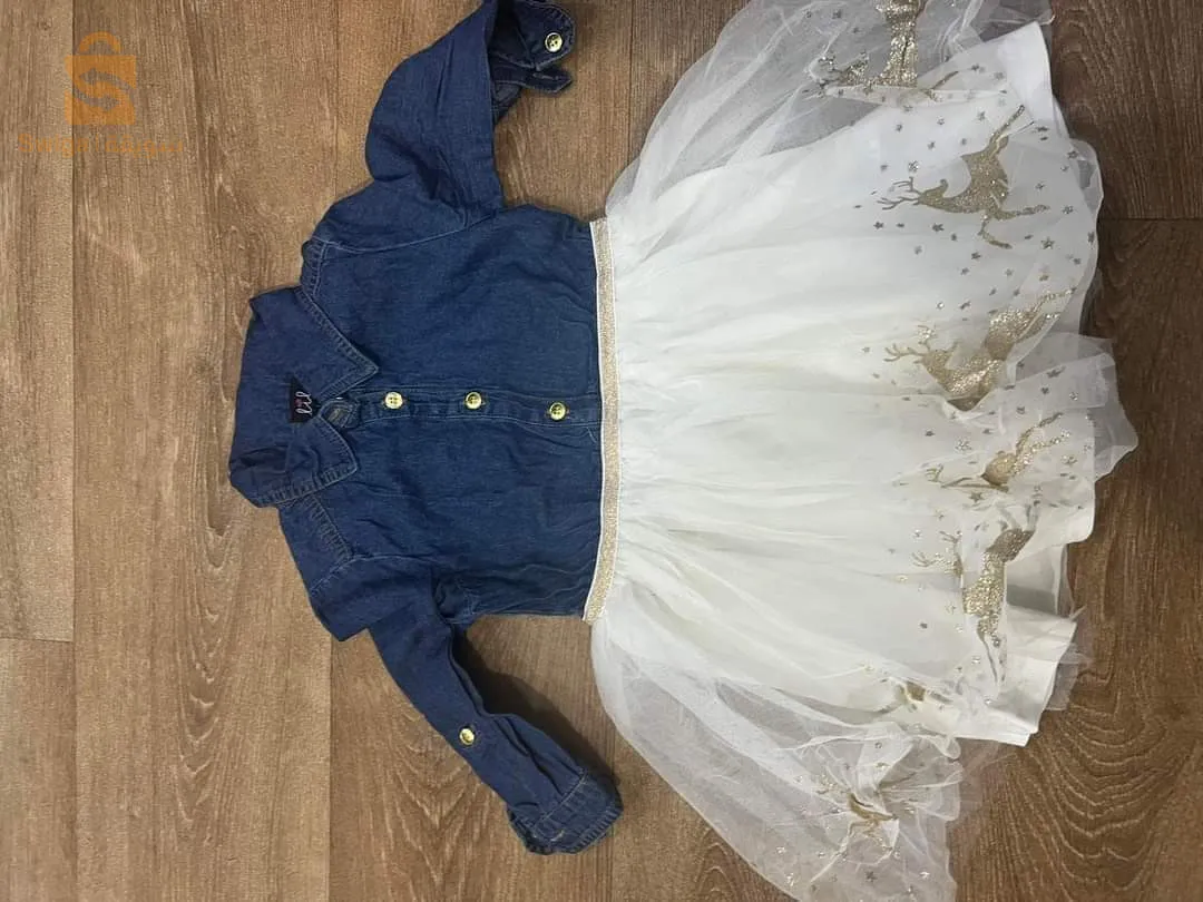 روبة بنات عيادي 🥳👧💃شوالة فيها 120 تلبس 2_16 التوصيل متوفر 0798932027