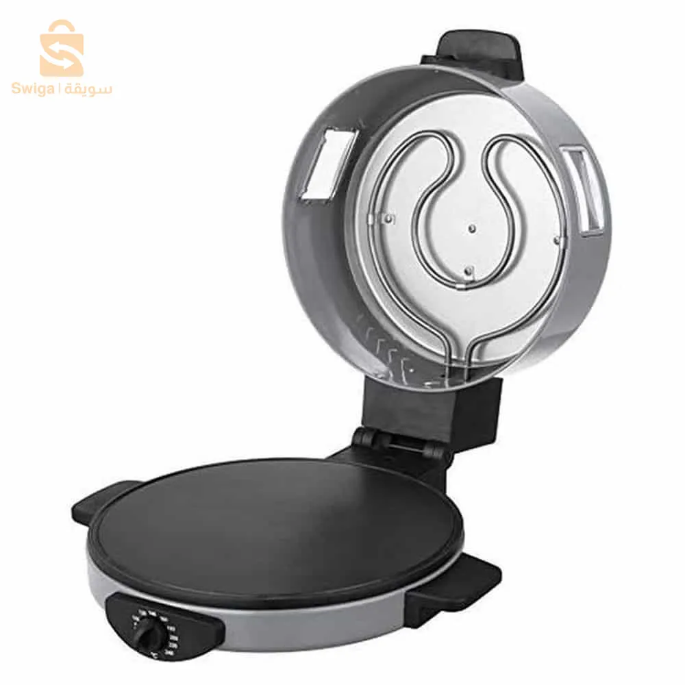 Sonashi Four A Pizza & A Pain Multi Fonction 1800 W - سوناشي ماكينة صنع الخبز العربي والبيتزا من الفولاذ المقاوم للصدأ ذات جودة عالية
مقابض غير ساخنة وحساسة للمس لسهولة الحمل
مطبخ سهل الرؤية مع نافذتين
مفتاح تشغيل/إيقاف وضوء مؤشر أحمر
درجة حرارة عالية قابلة للتعديل 180C-240C للتحميص السريع ماكينة الخبز والبيتزا 2 في 1 بقوة 1800 وات سوناشي SABM-863
مع ماكينة الخبز والبيتزا سوناشي SABM-863! اصنع خبزًا مسطحًا دافئًا ومحمصًا والذي يعد المرافق المثالي لمجموعة متنوعة من الوجبات. مع هذا الجهاز الفريد، يمكنك صنع الخبز اللذيذ مثل: - لافا - نان - فوكاشيا - بيتا - والمزيد! من المؤكد أن هذا الجهاز الفريد من نوعه سيصبح ضروريًا لخلط الأشياء في المطبخ وإضافة لمسة عالمية إلى مطبخك ستثير إعجاب العائلة والأصدقاء!

طلاء غير لاصق لسهولة الطبخ والتنظيف، درجة حرارة عالية قابلة للتعديل 180-240 درجة مئوية للتحميص السريع مع مفتاح تشغيل/إيقاف ومؤشر ضوئي أحمر والتحكم في درجة الحرارة.

آلة الخبز والبيتزا هذه بقطر 30 سم، ومقابضها اللمسية غير القابلة للتدفئة ونافذتين شفافتين، يمكنك طهيها بسهولة وأمان
13600دج
0665955230وق👉viber watts