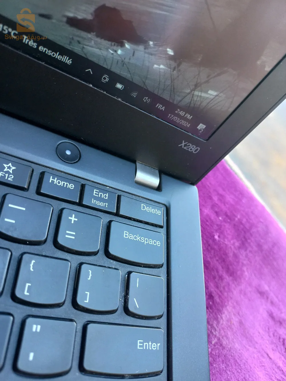 لابتوب لونوفو اكس280 الجيل الثامن مع شاشة باللمس و مستشعر البصمة