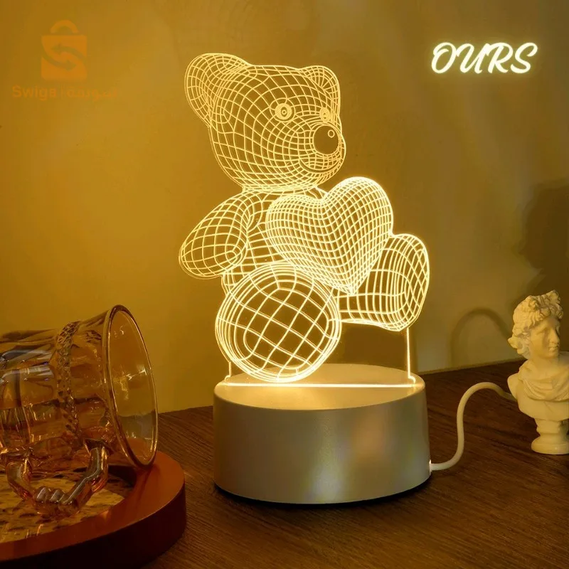 Lampe Veilleuse de bureau 3D 7 lumières changeantes de couleurs En Acrylique
2,200 DA
 شرا 7 لون تلقائيا وضع تغيير اللون مع مفتاح زر اللمس. اضغط على زر اللمس لتدوم اللون ، ثم اضغط عليه مرة أخرى ، يعمل وضع تغيير اللون التلقائي.

* 16 وضع اللون مع مفتاح زر اللمس 

المواصفات:

المقاسات : 25Cm 

القاعدة : 3Cm

نوع العنصر: ثلاثية الأبعاد LED ضوء الليل

المواد الأساسية: عبس البلاستيك PP

ضوء دليل لوحة المواد: الاكريليك Acrylique 

العملية: النقش بالليزر

وضع الطاقة: أوسب/البطارية (البطارية غير المدرجة)

جهد الإدخال: DC5V

مصدر الضوء: LED

لون الضوء: 7 تغيير ملون أو 16 تغيير ملون

نمط الضوء: ثلاثية الأبعاد مجسمة الشكل (كما تظهر الصور)

وضع التبديل: مفتاح اللمس/مفتاح اللمس 

الجهد المنتج: 5 فولت

قوة المنتج: 3 واط
3200دج
0665955230وق👉viberwatts