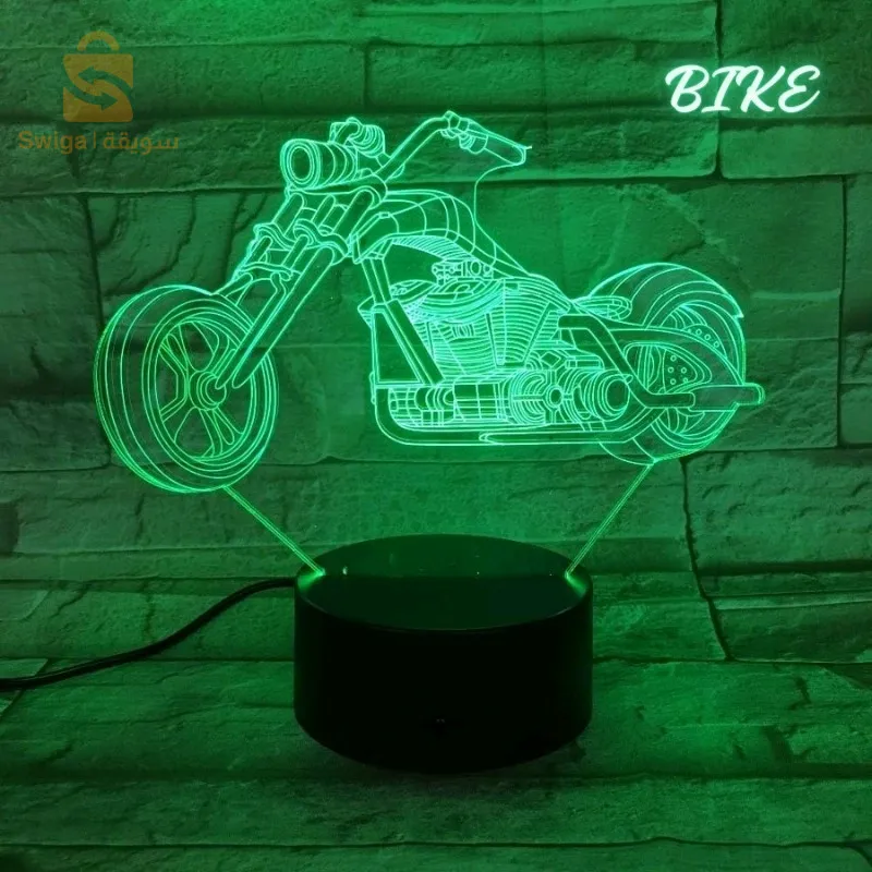 Lampe Veilleuse de bureau 3D 7 lumières changeantes de couleurs En Acrylique
2,200 DA
 شرا 7 لون تلقائيا وضع تغيير اللون مع مفتاح زر اللمس. اضغط على زر اللمس لتدوم اللون ، ثم اضغط عليه مرة أخرى ، يعمل وضع تغيير اللون التلقائي.

* 16 وضع اللون مع مفتاح زر اللمس 

المواصفات:

المقاسات : 25Cm 

القاعدة : 3Cm

نوع العنصر: ثلاثية الأبعاد LED ضوء الليل

المواد الأساسية: عبس البلاستيك PP

ضوء دليل لوحة المواد: الاكريليك Acrylique 

العملية: النقش بالليزر

وضع الطاقة: أوسب/البطارية (البطارية غير المدرجة)

جهد الإدخال: DC5V

مصدر الضوء: LED

لون الضوء: 7 تغيير ملون أو 16 تغيير ملون

نمط الضوء: ثلاثية الأبعاد مجسمة الشكل (كما تظهر الصور)

وضع التبديل: مفتاح اللمس/مفتاح اللمس 

الجهد المنتج: 5 فولت

قوة المنتج: 3 واط
3200دج
0665955230وق👉viberwatts