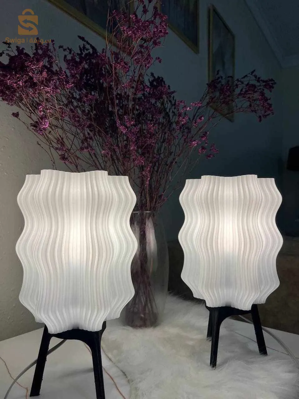 beside lamp