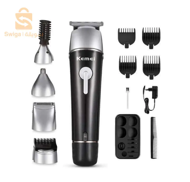 Tondeuse kemei 10 en 1 km-1015 🔴