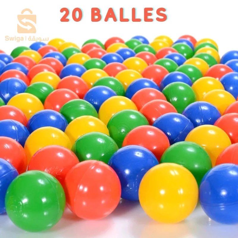 بيت لعب للأطفال قابل للطي مع 20 كرة$👍