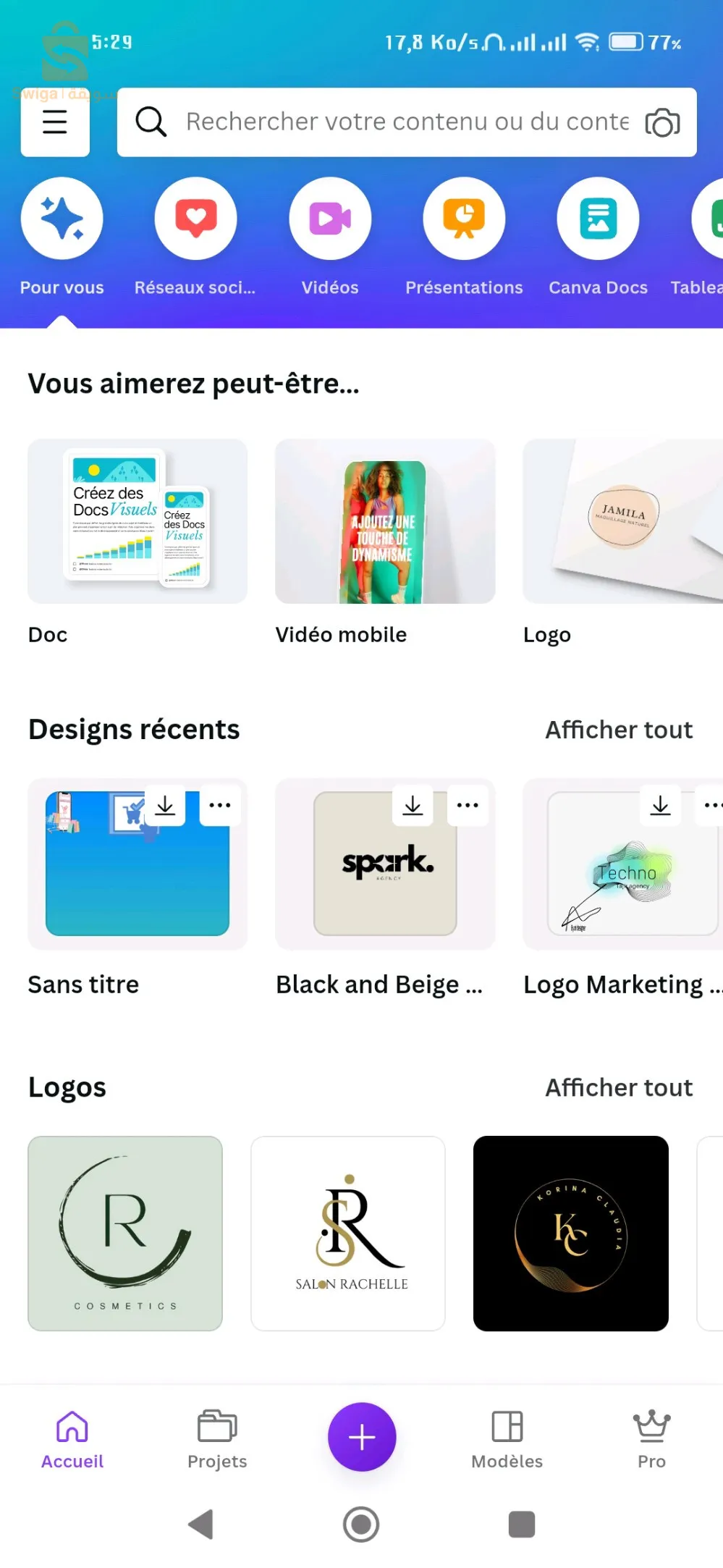 canva pro disponible 28 jours