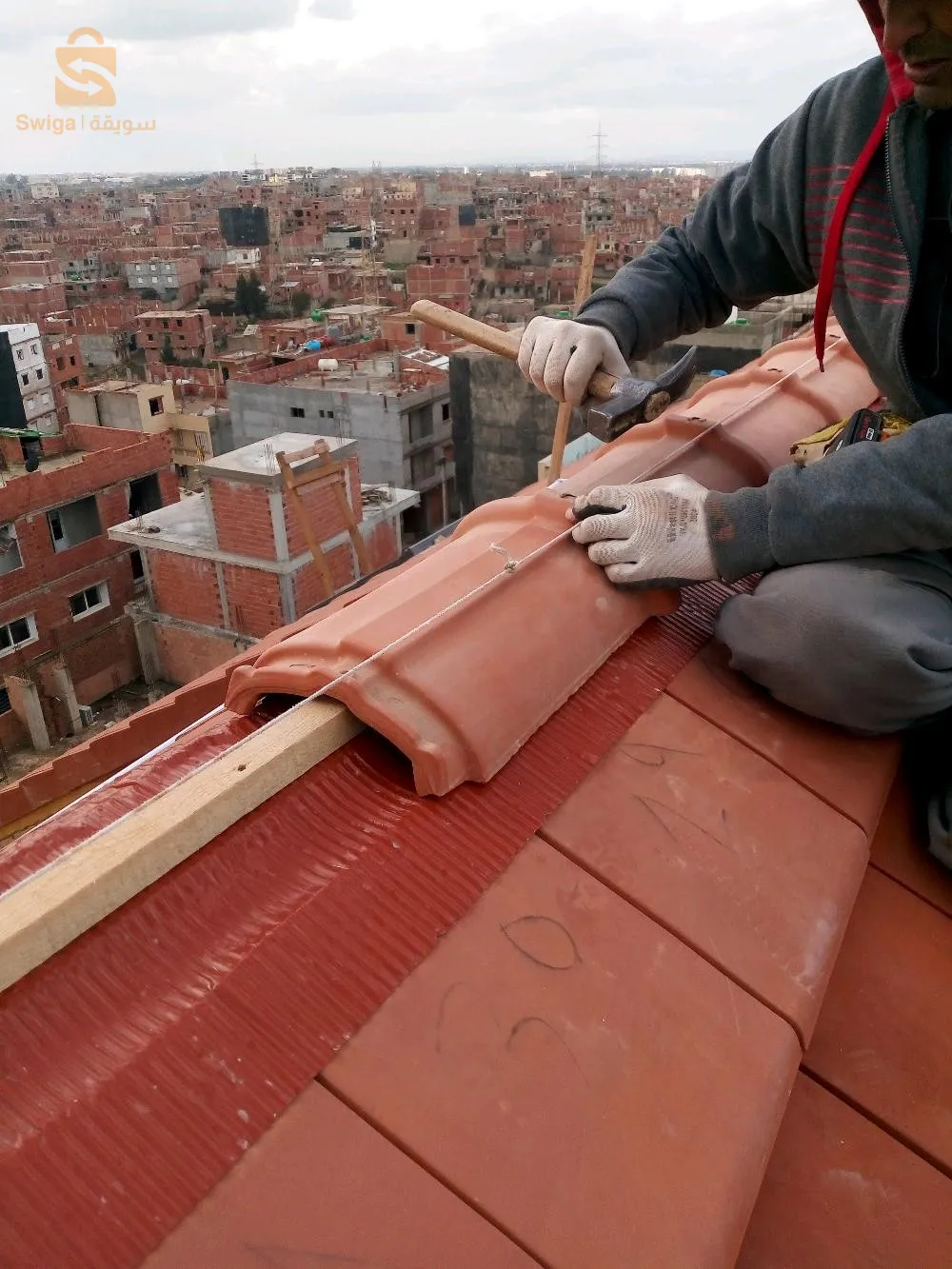 تركيب القرميد