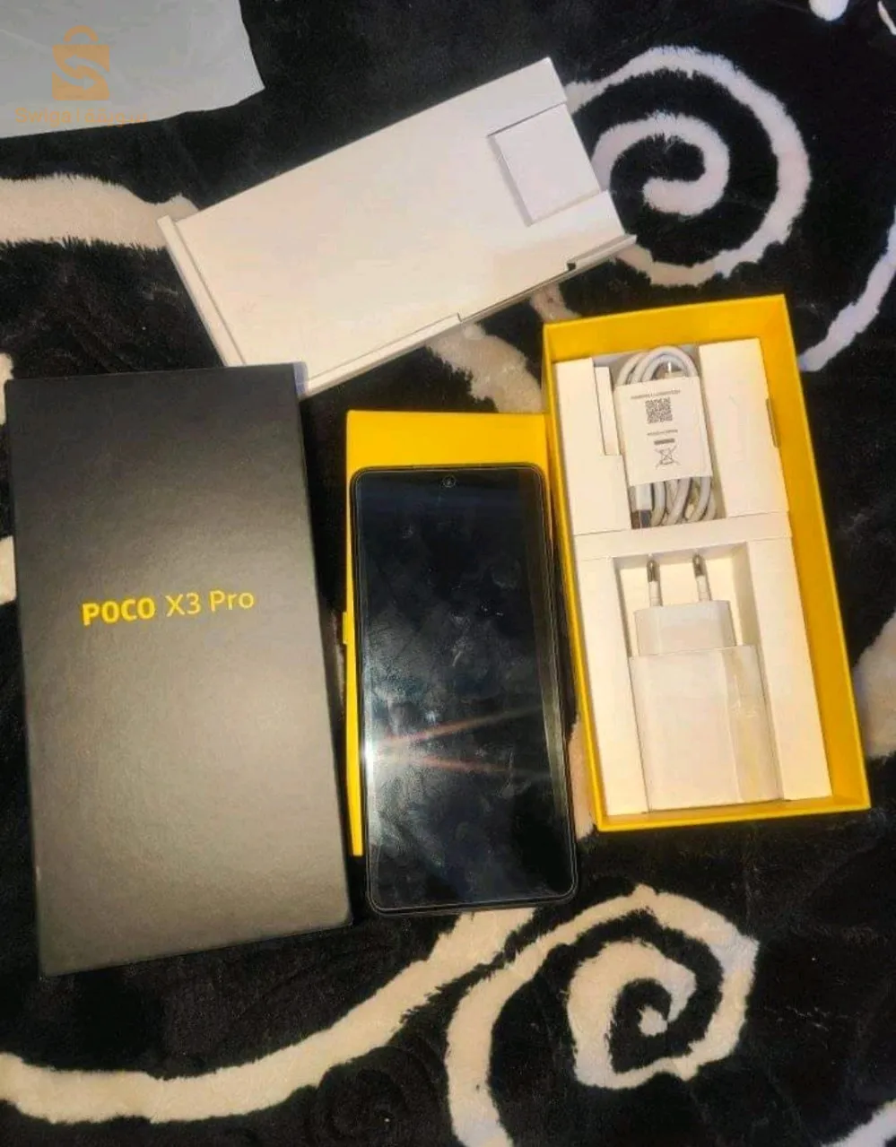هاتف poce x3 pro 6/128 مستعمل في صحه جيدة وجديدة