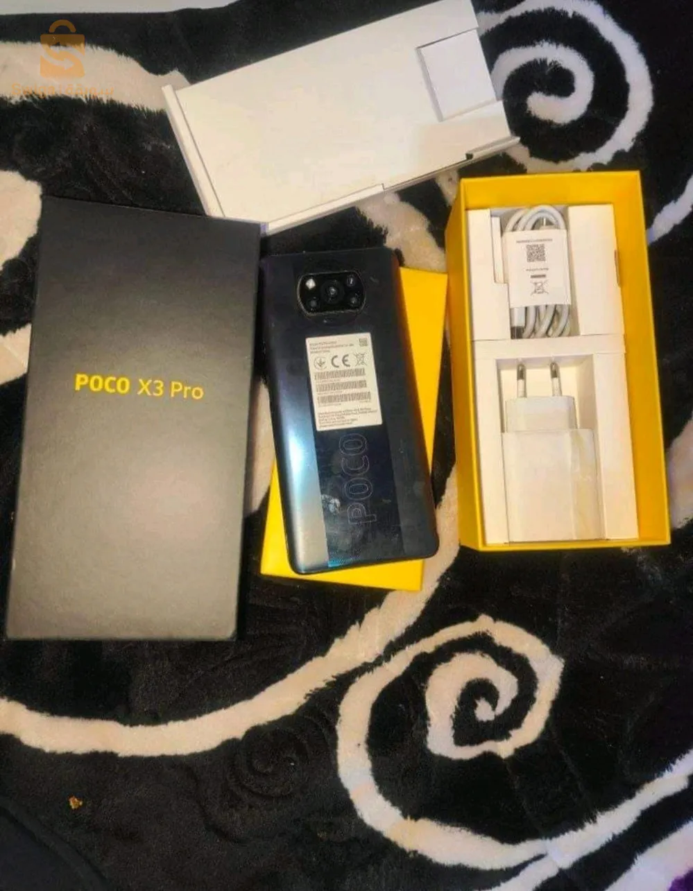 هاتف poce x3 pro 6/128 مستعمل في صحه جيدة وجديدة