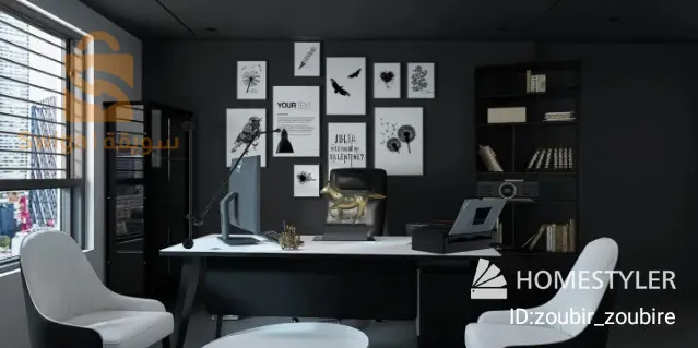 تصميم منازل و الغرف و مكاتب و تأثيثها بديكورات عصرية ✍️