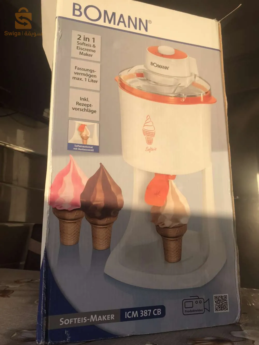 Bomann Appareil de traitement de la crème glacée
J'ames utiliser