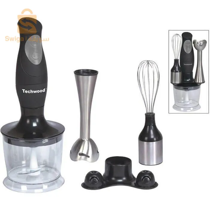 Mixeur Plongeant 3en1 300W 750mL Techwood