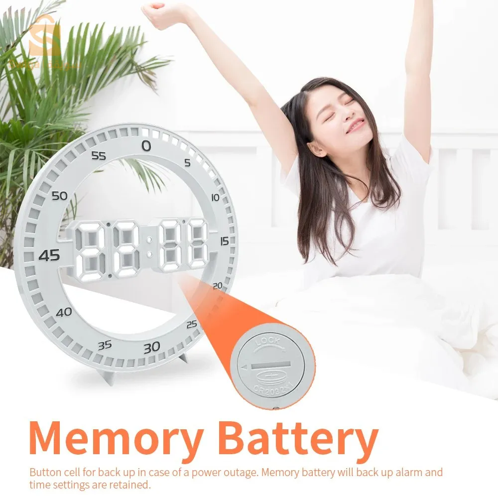 ساعة حائط رقمية ثلاثية الأبعاد
شاشة LED رقمية 1.4 مجموعة، شاشة LED لسهولة قراءة الأرقام.
2، وظيفة عداد الثواني الخاصة. سوف يضيء ضوء LED شبكة واحدة في الثانية. لا يمكنها عرض الساعات والدقائق فحسب، بل يمكنها أيضًا عرض الثواني.
3، وظيفة الساعة: عرض الساعات والدقائق، ويمكن تحقيق تحويل 12/24 ساعة.
4، وظيفة التاريخ: عرض "الشهر" و"السنة" (من 2000 إلى 2099). "يوم"
5، وظيفة المنبه: يمكن ضبط المنبه اليومي وتشغيله وإيقافه.
6، وظيفة درجة الحرارة: عرض درجة الحرارة فهرنهايت أو مئوية، ويمكن تبديلها. نطاق القياس الطبيعي هو -10 درجة مئوية ~ 5 درجة مئوية (14 ~ 122 درجة فهرنهايت).
7، اختيار الوضع: قم بالتبديل بين أوضاع dP-1 وdP-2 وdP-3 بالضغط على مفتاح الوقت/الشهر.
8، وظيفة تعديل السطوع: اضغط على مفتاح MIN/DATE لاختيار ما إذا كنت تريد تمكين تعديل السطوع، L-01، L-02، L-03. قم بإيقاف تشغيل الشاشة.
9، وظيفة تعديل السطوع التلقائي: يتم تقليل سطوع LED من 18:00 إلى 7:00 تلقائيًا. مع مستقبل الضوء المدمج، سوف يقوم ضوء LED تلقائيًا بضبط السطوع وفقًا للسطوع المحيط.
10، جهد العمل النموذجي: مصدر طاقة تيار مستمر 5 فولت، مع وظيفة ذاكرة انقطاع التيار الكهربائي.
11، المفاتيح لها أصوات رئيسية.
12، درجة حرارة عمل المنتج هي 0 درجة مئوية ~ 50 درجة مئوية.
3800دج
0665955230وق👉viber watts