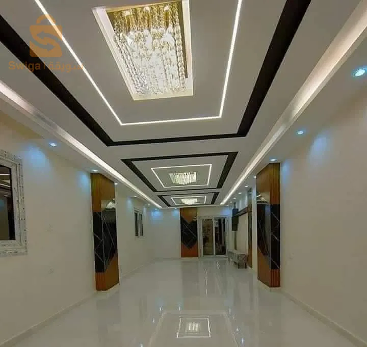 الدكور الجبس العصري مع الصباغة بمعير الية الجودة