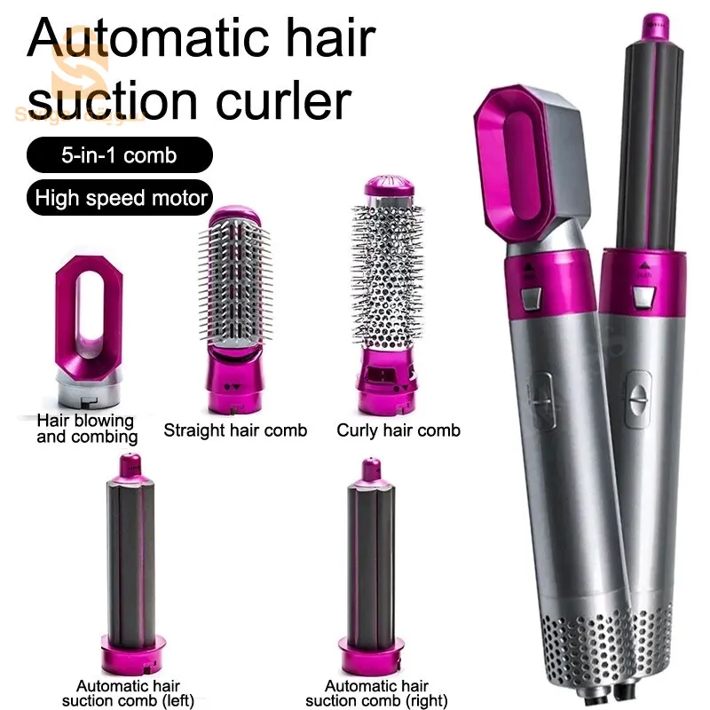 5 in 1 hair dryer comb