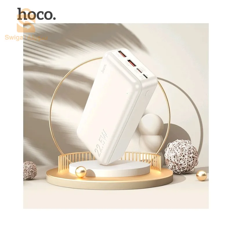 هوكو باور بانك شحن سريع 30000 مللي أمبير Avec 2 USB QC 3.0 - J101B$👍