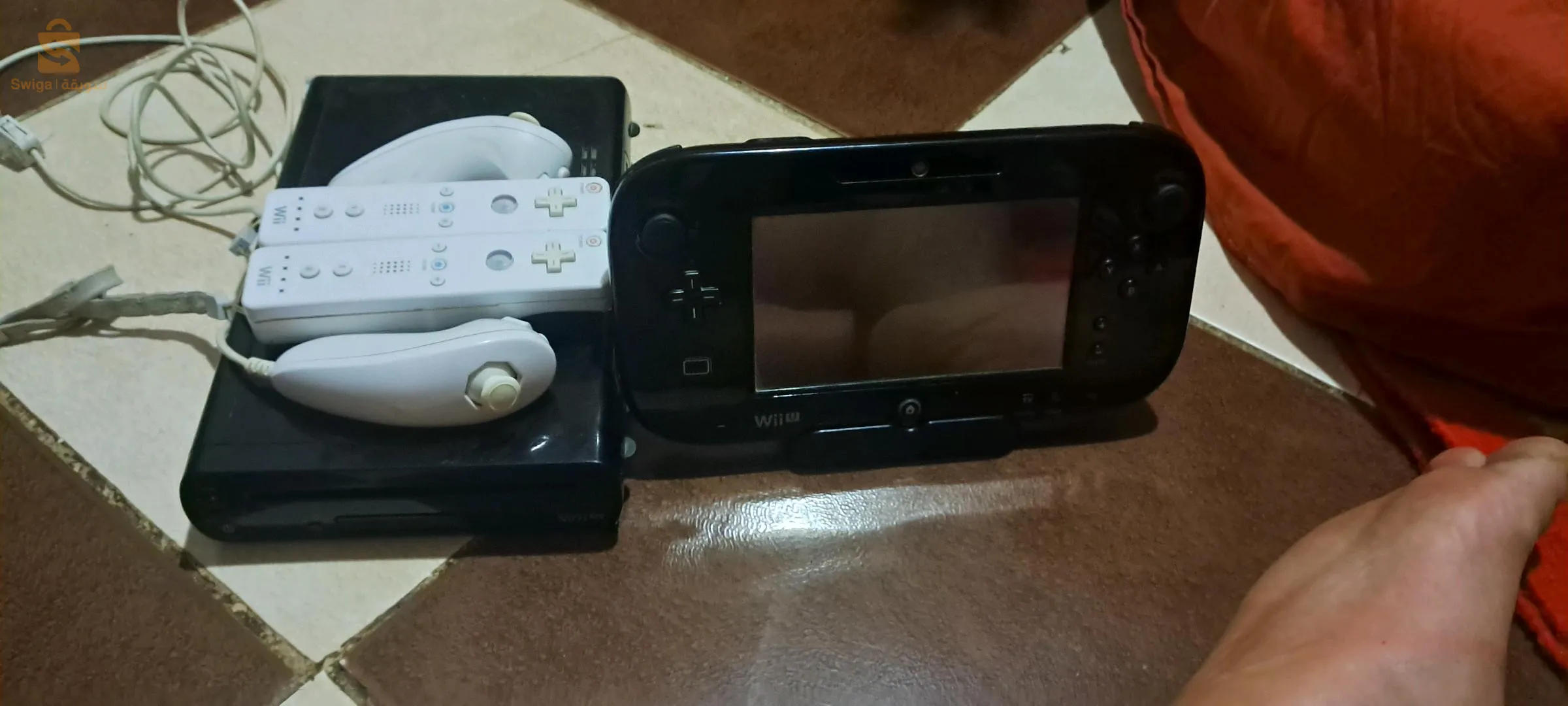 wii u 32gb +2wii remote+jeux+2nunchuck
