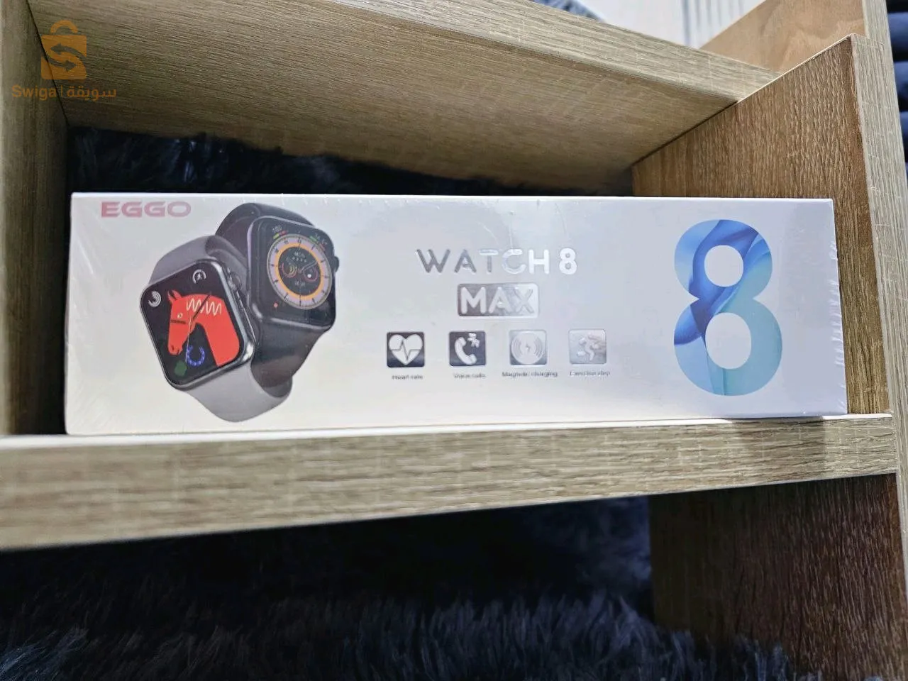 Smart-Watch eggo 8 Max 1,85 pouces charge sans fil appel Bluetooth NFC