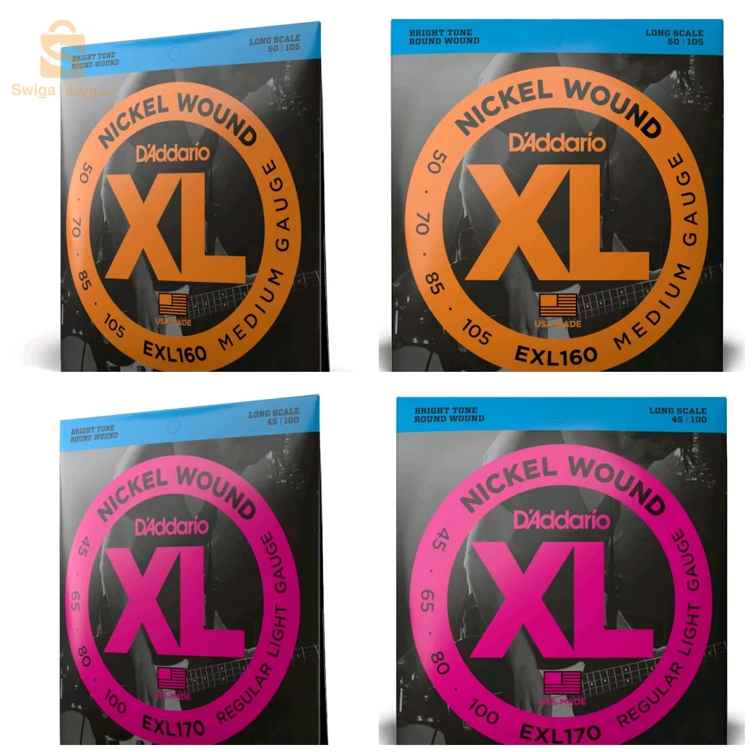 أوتار غيتار باص d'addario