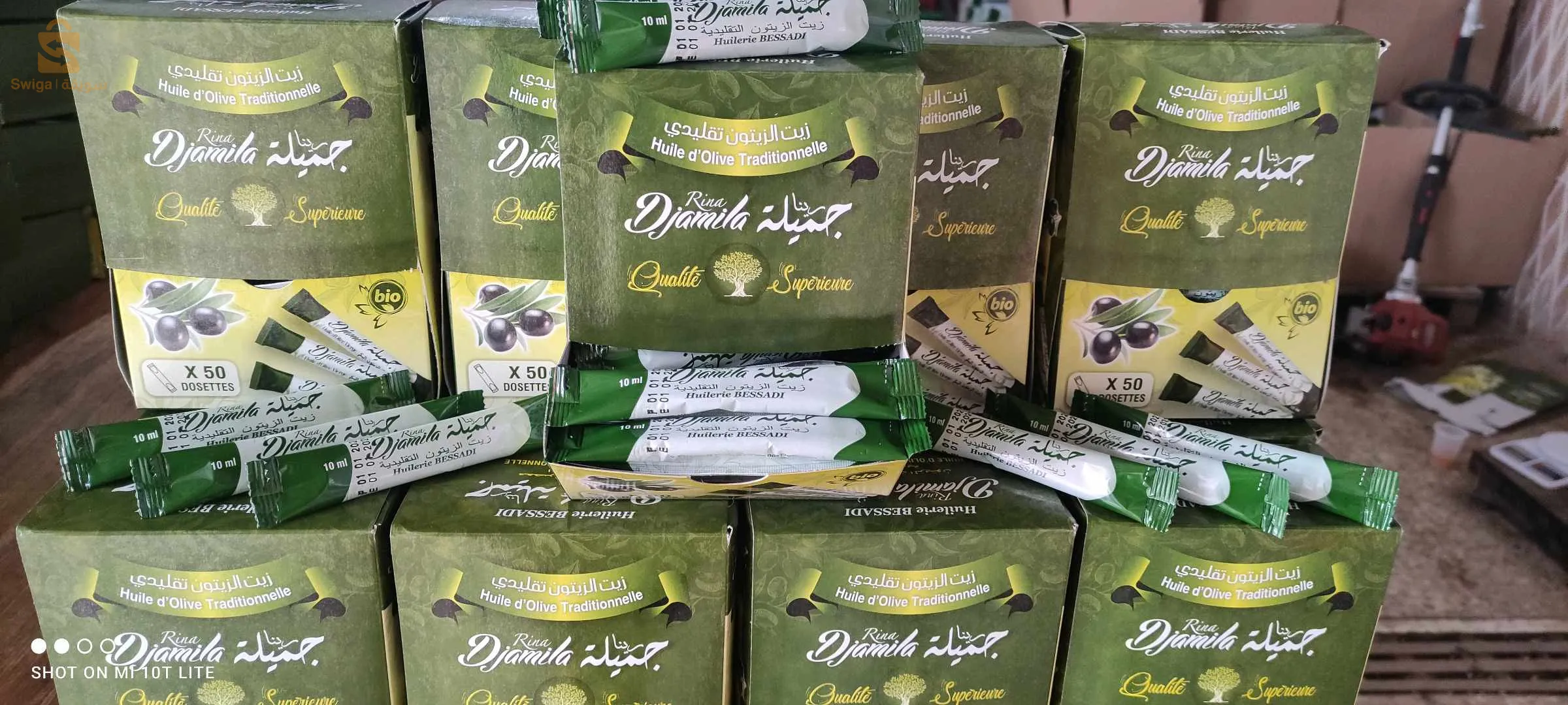 Mono dose huile d'olive 10 ml