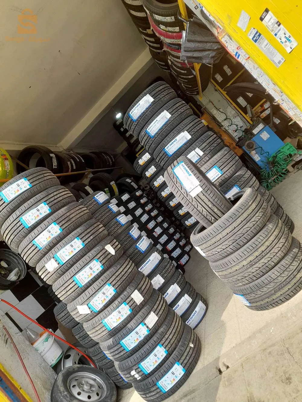 بيع وتصليح العجلات المطاطية رقم الهاتف 0557607853