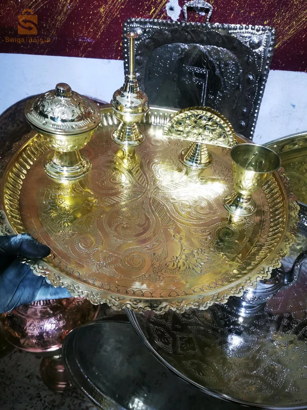 متوفر سنيوات بكل القيسات نحاس اصفر واحمر واببض