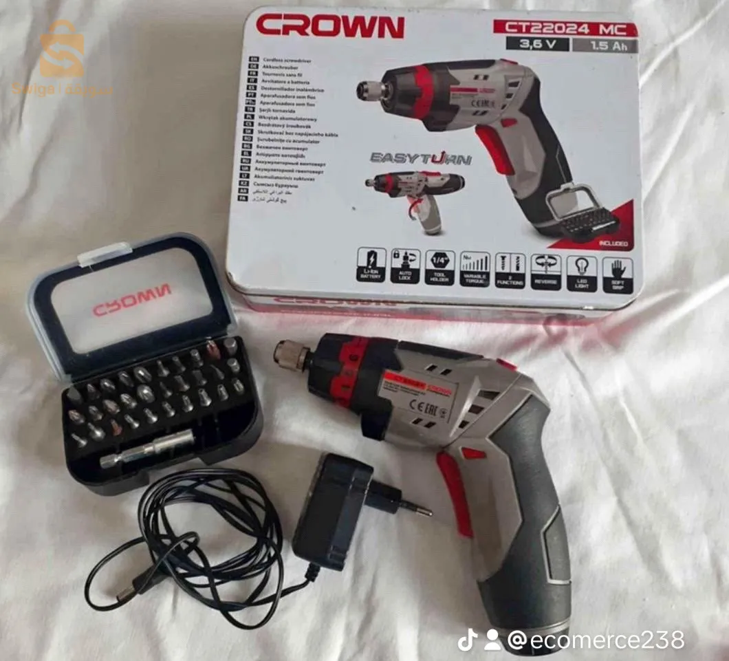 مفك براغي لاسلكي كراون ❣️