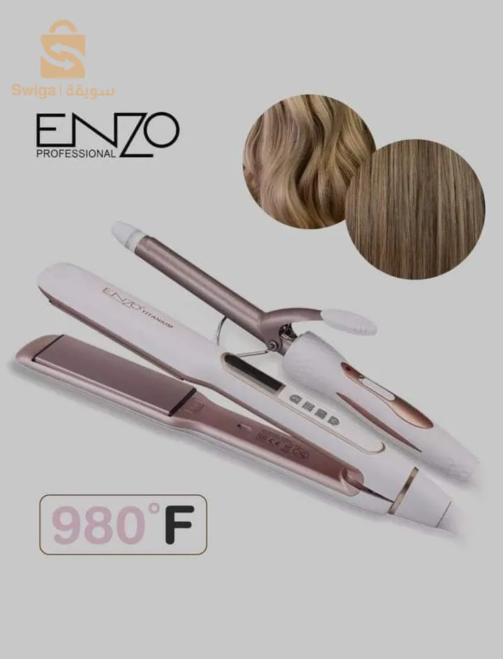 ENZO Straight & Curly hair iron Set
#Model : EN 3887W