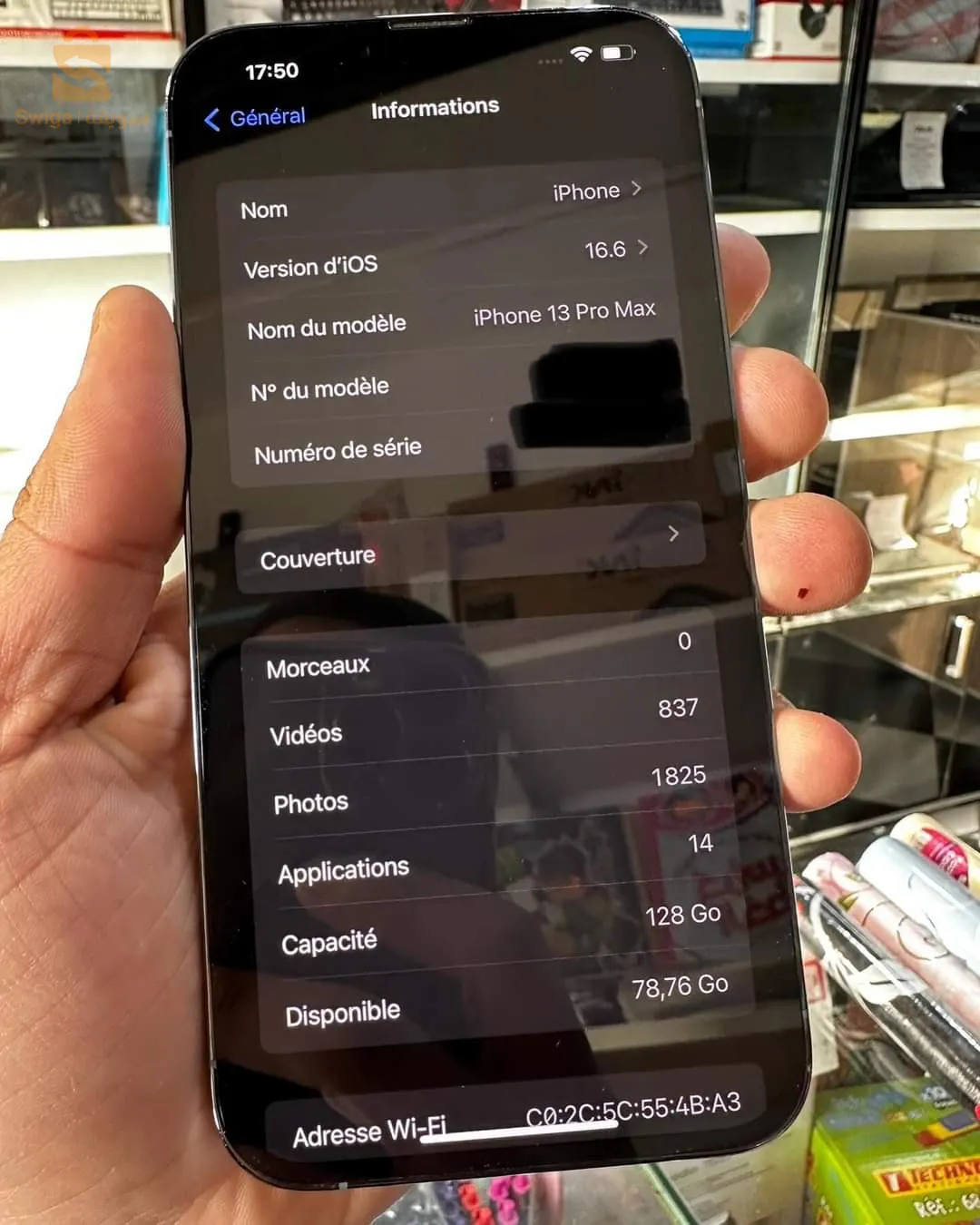 iphone 13 pro max 128gb 88% Bleu Ciera